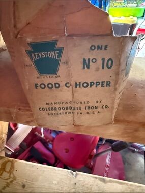 No. 10 Food Chopper - Blue Label